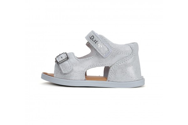 D.D.Step Barefoot hõbedased sandaalid tüdrukutele 20-25 s. G076-41333C D.D.Step Barefoot hõbedased sandaalid tüdrukutele 20-25 s. G076-41333C