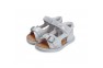 6 - D.D.Step Barefoot hõbedased sandaalid tüdrukutele 20-25 s. G076-41333C