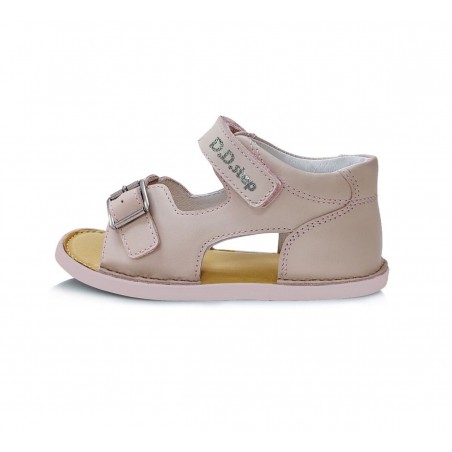 D.D.Step Barefoot heleroosad sandaalid tüdrukutele 20-25 s. G076-41333B