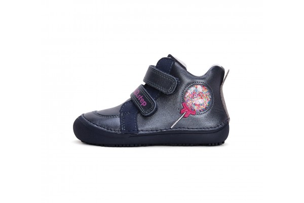 D.D.Step barefoot tumesinised kingad tüdrukutele 31-36 s. A063-42804L D.D.Step barefoot tumesinised kingad tüdrukutele 31-36 s. A063-42804L