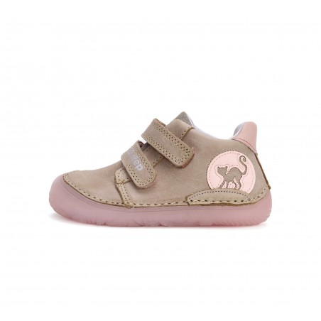 D.D.Step barefoot kreemivärvilised kingad tüdrukutele 26-31 s. S073-42803AM