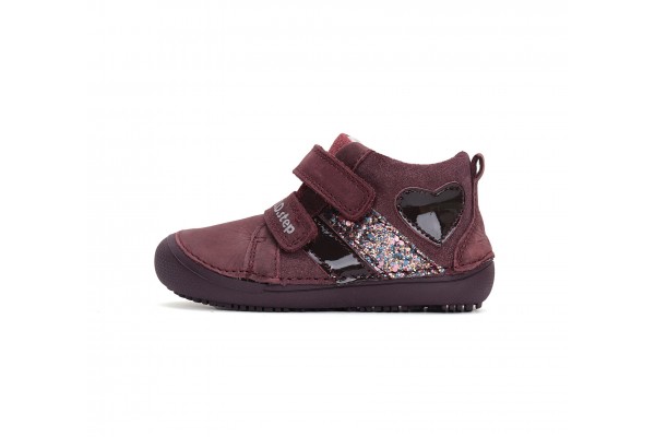D.D.Step Barefoot Burgundia kingad tüdrukutele 31-36 s. S063-42767AL D.D.Step Barefoot Burgundia kingad tüdrukutele 31-36 s. S063-42767AL
